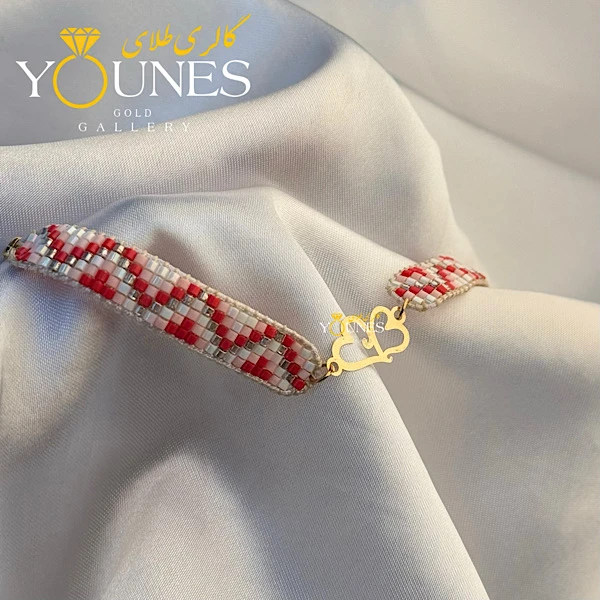دستبند طلا میوکی عشق ماندگار